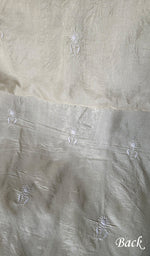 将图像加载到图库查看器中, Women's Lakhnavi Handcrafted Tussar Silk Chikankari Kurta And Dupatta Set - HONC0262816