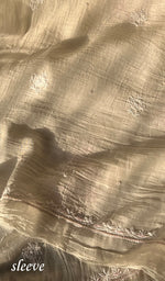 将图像加载到图库查看器中, Women's Lakhnavi Handcrafted Mul Chanderi Unstitched Kurta And Dupatta Set - HONC0297204