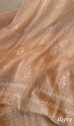 将图像加载到图库查看器中, Women's Lakhnavi Handcrafted Mul Chanderi Unstitched Kurta And Dupatta Set - HONC0212278