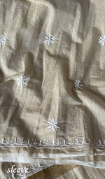 将图像加载到图库查看器中, Women's Lakhnavi Handcrafted Tissue Chanderi Unstitched Kurta And Dupatta Set - HONC0284692