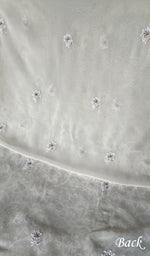 Load image into Gallery viewer, Women's Lakhnavi Handcrafted Pure Silk Georgette Chikankari Kurta And Dupatta Set- HONC0270823