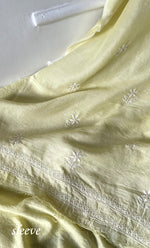 将图像加载到图库查看器中, Women's Lakhnavi Handcrafted Unstitchd Maheshwari Mul Chanderi Kurta And Dupatta Set - HONC0268527