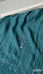 Load image into Gallery viewer, Women's Lakhnavi Handcrafted Mul Chanderi Unstitched Kurta And Dupatta Set - HONC0317807