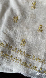 将图像加载到图库查看器中, Women's Lakhnavi Handcrafted Maheshwari Mul Chanderi Kurta And Dupatta Set - HONC0267215