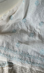 Load image into Gallery viewer, Women's Lakhnavi Handcrafted Mul Chanderi UnStitched Kurta And Dupatta Set - HONC0278951