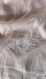 将图像加载到图库查看器中, Women's Lakhnavi Handcrafted Maheshwari Mul Chanderi Kurta And Dupatta Set - HONC029002