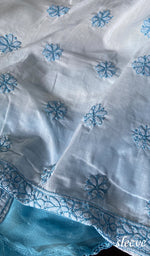 Load image into Gallery viewer, Adrita Women's Lakhnavi Handcrafted Cotton Chikankari Suit Material - HONC0289740