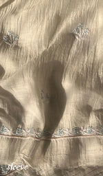 Load image into Gallery viewer, Women's Lakhnavi Handcrafted Mul Chanderi Unstitched Kurta And Dupatta Set - HONC0297197