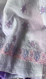 将图像加载到图库查看器中, Sidra Women's Lakhnavi Handcrafted Cotton Chikankari Suit Material - HONC0291775