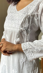 将图像加载到图库查看器中, Women's Lucknowi Handcrafted Cotton Angrakha -  HONC0284428