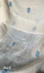 Load image into Gallery viewer, Women's Lakhnavi Handcrafted Unstitched Mul Chanderi Kurta And Dupatta Set - HONC0327480