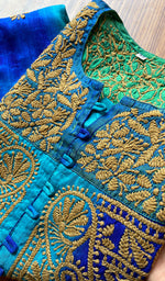 将图像加载到图库查看器中, Women's Lakhnavi Handcrafted Cotton Chikankari Kurti - NC041608