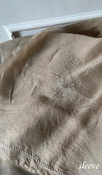 将图像加载到图库查看器中, Women's Lakhnavi Handcrafted Pure Organza Chikankari Unstitched Kurta And Dupatta Set- HONC0341960