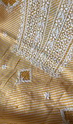 Load image into Gallery viewer, Alisha Women's Lakhnavi Handcrafted Cotton Unstitched Kurta And Dupatta Set - HONC0242686