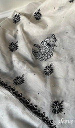 将图像加载到图库查看器中, Shirin Women's Lakhnavi Handcrafted Mul Chanderi Unstitched Kurta And Dupatta Set - HONC0295584
