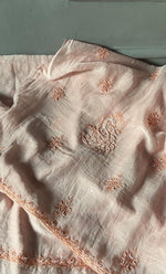 Load image into Gallery viewer, Women's Lakhnavi Handcrafted Mul Chanderi Unstitched Kurta And Dupatta Set- HONC0312986