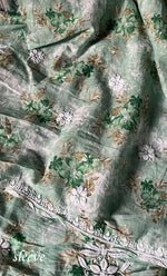Load image into Gallery viewer, Women's Lakhnavi Handcrafted Cotton Chikankari Kurta And Kurta Dupatta Set - HONC0312691