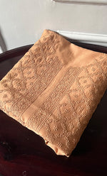 将图像加载到图库查看器中, Lucknowi Handcrafted Chanderi Silk Mens Chikankari Unstitched Kurta Fabric- HONC0327449