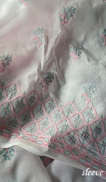 Load image into Gallery viewer, Nida Women's Lakhnavi Handcrafted Cotton Chikankari Suit Material - HONC0291816