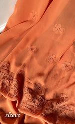 将图像加载到图库查看器中, Women's Lakhnavi Handcrafted Viscose Georgette Chikankari Full Suit Material - HONC0299907