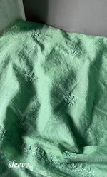 Load image into Gallery viewer, Women's Lakhnavi Handcrafted Mul Chanderi Unstitched Kurta And Dupatta Set- HONC0307448