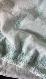 将图像加载到图库查看器中, Women's Lakhnavi Handcrafted Mul Chanderi Kurta And Dupatta Set - HONC0278062