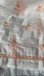 Load image into Gallery viewer, Women's Lakhnavi Handcrafted Mul Chanderi Unstitched Kurta And Dupatta Set - HONC0266913