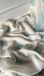 将图像加载到图库查看器中, Titli Women's Lakhnavi Handcrafted Unstitchd Mul Chanderi Kurta And Dupatta Set - HONC0330019