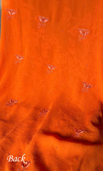 Load image into Gallery viewer, Women's Lakhnavi Handcrafted Pure Silk Georgette Chikankari Suit Material - HONC0153725