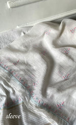 将图像加载到图库查看器中, Women's Lakhnavi Handcrafted Unstitched Mul Chanderi Kurta And Dupatta Set - HONC0323591