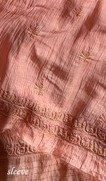将图像加载到图库查看器中, Women's Lakhnavi Handcrafted Mul Chanderi Unstitched Kurta And Dupatta Set - HONC0280839