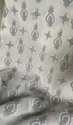 Load image into Gallery viewer, Women's Lakhnavi Handcrafted Unstitched Cotton Chikankari Suit Material - HONC0367459