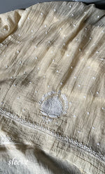 Load image into Gallery viewer, Women's Lakhnavi Handcrafted Mul Chanderi UnStitched Kurta And Dupatta Set - HONC0301698