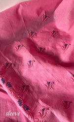 Load image into Gallery viewer, Women's Lakhnavi Handcrafted Unstitched Cotton Chikankari Suit Material - HONC0321792