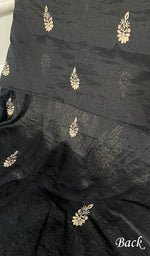 Load image into Gallery viewer, Women's Lakhnavi Handcrafted Mul Chanderi Unstitched Chikankari Full Suit - HONC0351095