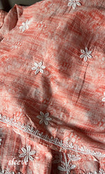 Load image into Gallery viewer, Women's Lakhnavi Handcrafted Cotton Chikankari Kurta And Kurta Dupatta Set - HONC0312684