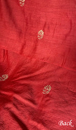 Load image into Gallery viewer, Women's Lakhnavi Handcrafted Unstitched Munga Silk Chikankari Kurta And Dupatta Set- HONC0357038
