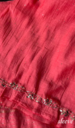 Load image into Gallery viewer, Women's Lakhnavi Handcrafted Mul Chanderi Unstitched Kurta And Dupatta Set - HONC0264078