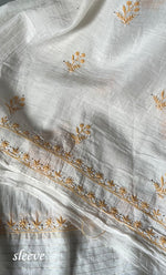 Load image into Gallery viewer, Women's Lakhnavi Handcrafted Mul Chanderi Unstitched Kurta And Dupatta Set- HONC0263957