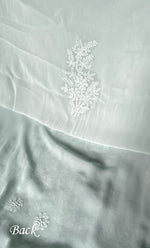 Load image into Gallery viewer, Women's Lakhnavi Handcrafted Viscose Georgette Chikankari Full Suit Material - HONC0312589