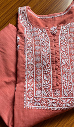 将图像加载到图库查看器中, Women's Lucknowi Handcrafted Cotton Chikankari Kurti - HONC0301064