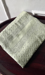 Load image into Gallery viewer, Lucknowi Handcrafted Chanderi Silk Chikankari Unstitched Men's Kurta Fabric - HONC0306343