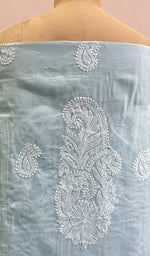 Load image into Gallery viewer, Women's Lakhnavi Handcrafted Cotton Chikankari Suit Material - HONC0197823