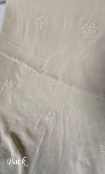 将图像加载到图库查看器中, Women's Lakhnavi Handcrafted Viscose Georgette Unstitched Chikankari Full Suit Material - HONC0319629