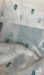 将图像加载到图库查看器中, Women's Lakhnavi Handcrafted Mul Chanderi Unstitched Kurta And Dupatta Set - HONCO278130