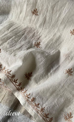 将图像加载到图库查看器中, Women's Lakhnavi Handcrafted Mul Chanderi Unstitched Kurta And Dupatta Set- HONC0311230