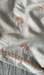 Load image into Gallery viewer, Women's Lakhnavi Handcrafted Chanderi Silk Unstitched Kurta And Dupatta Set - HONC015233