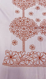 将图像加载到图库查看器中, Lakhnavi Handcrafted Cotton Chikankari Bedsheet Set - HONC014780