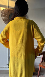 Load image into Gallery viewer, Trisha Women's Lakhnavi Handcrafted Cotton Oversized Chikankari Top - HONC0325784