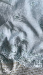 将图像加载到图库查看器中, Women's Lakhnavi Handcrafted Mul Chanderi Unstitched Kurta And Dupatta Set - HONC0291255